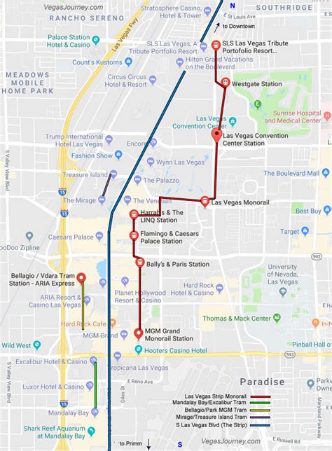 las vegas tram map 2024.